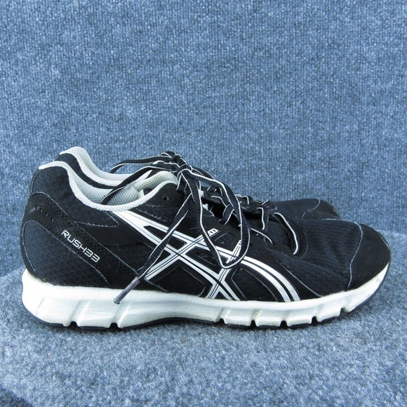 ASICS Rush33 Women Sneaker Shoes Black Synthetic Lace Up Size 7 Medium - Picture 4 of 10
